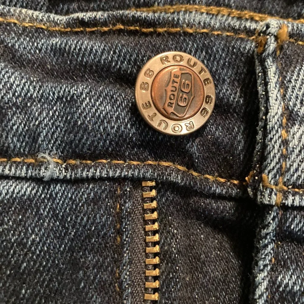 NWOT Vintage Route 66 Stretch Fit High Rise Denim Jeans Size 13/14 (#1)